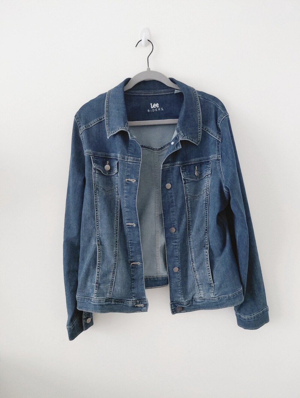 Lee Women's Blue Denim Jacket - Classic Riders Style